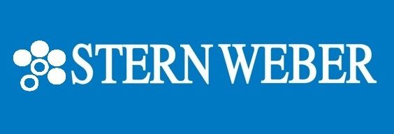 Sternweber Logo von Stern Weber, bestehend aus dem Schriftzug auf blauem Hintergrund.