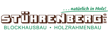 Stührenberg Logo von Stührenberg mit den Begriffen Blockhausbau und Holzrahmenbau.